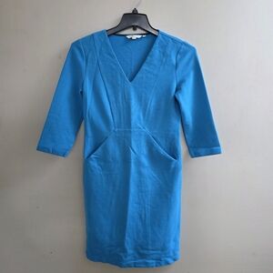 Boden Bronte Blue Dress Sz 6L